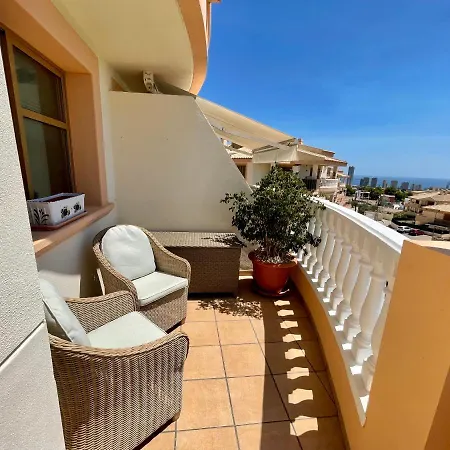 Modern 2-Floor Penthouse With Sea Views - Sleeps 7 Apartment Finestrat Exterior photo